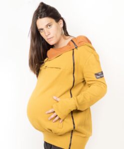 Dessuadora porteig, embaràs i estàndard mostassa + insertable - Talla petita