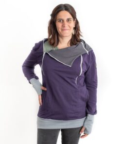 Sudadera lactancia lila