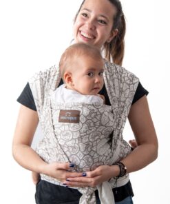 Fulard semielàstic natural-mandala