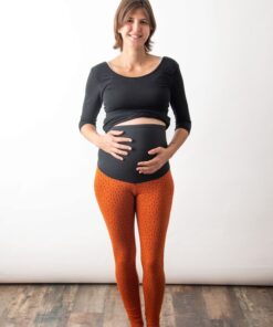 Leggings embarazo teja
