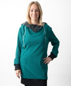 Vestido lactancia verde