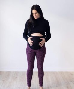 Leggings embarazo lila