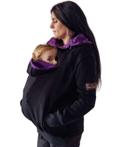 Dessuadora porteig, embaràs i estàndard negra + insertable - Talla petita