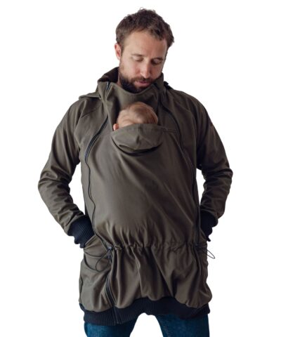 Jaqueta softshell caqui