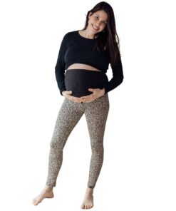 Leggings embarazo camel