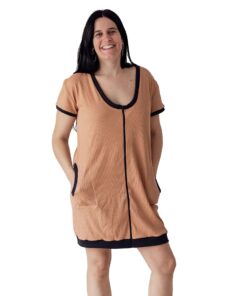 Vestido normal, lactancia, embarazo beige