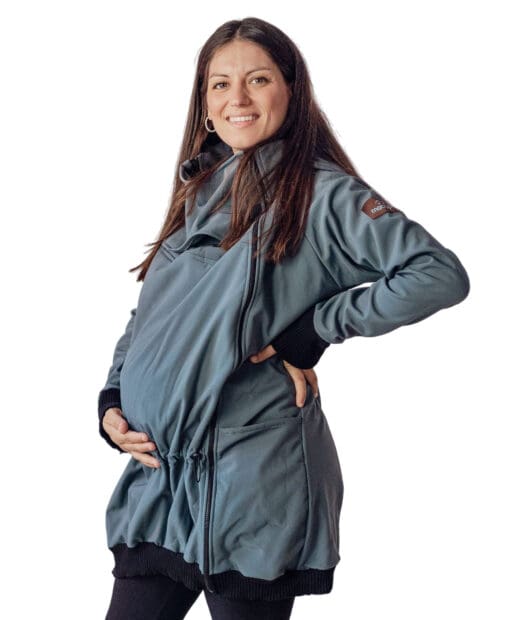 Chaqueta softshell azul acero - Imagen 4