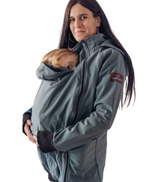 Chaqueta softshell azul acero - Imagen 3
