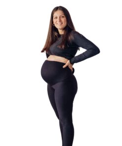 Leggings embarazo negro