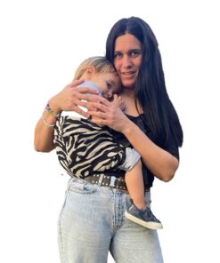 Bandolera porteig toddler zebra