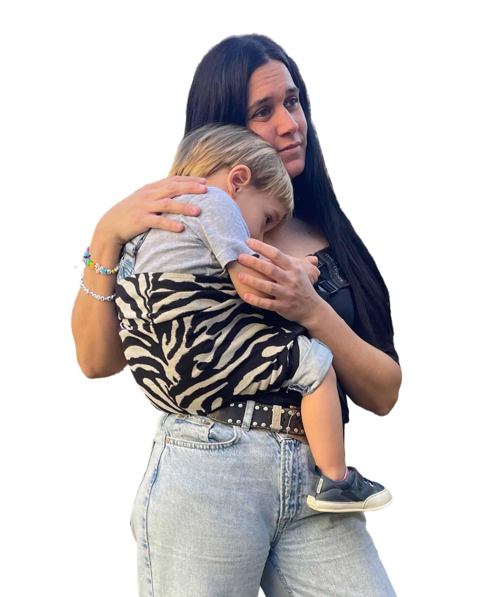 Bandolera porteo toddler cebra - Imagen 2