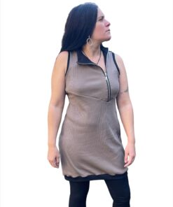 Vestido normal, lactancia marrón